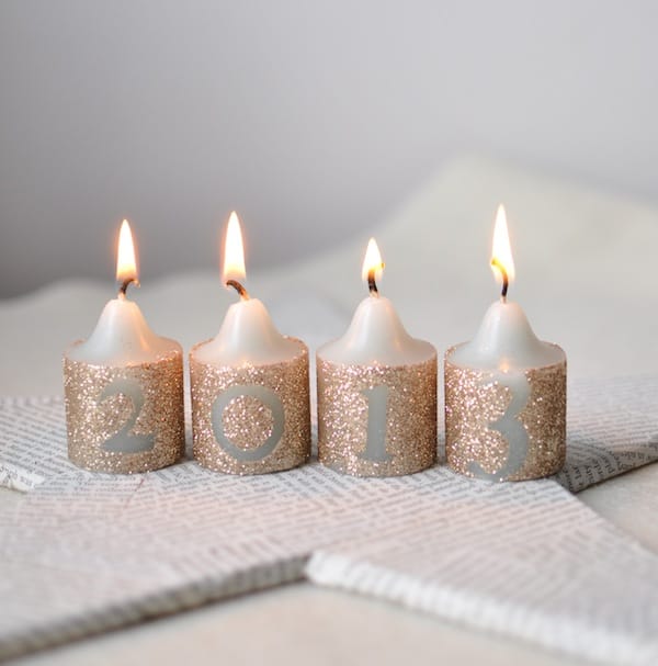 Decorate Candles with Glitter and Mod Podge - Mod Podge Rocks